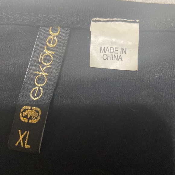 JR’s T-Shirt w/sheer tattoo faux sleeves Gold & Neon Graphic Print on front XL - Picture 7 of 7